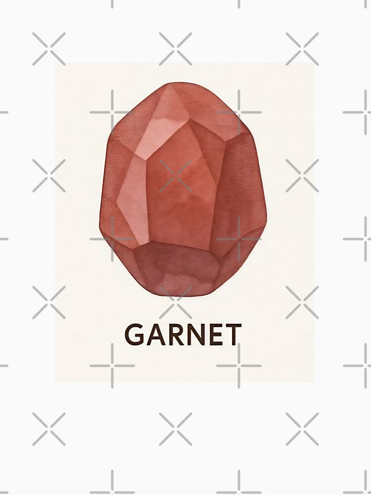 Garnet — Beautiful Red Gemstone | Stickers, T-Shirts & Mugs by JuliJoy Hoodie, Sweatshirt | BlankRebels.com (Image 3)