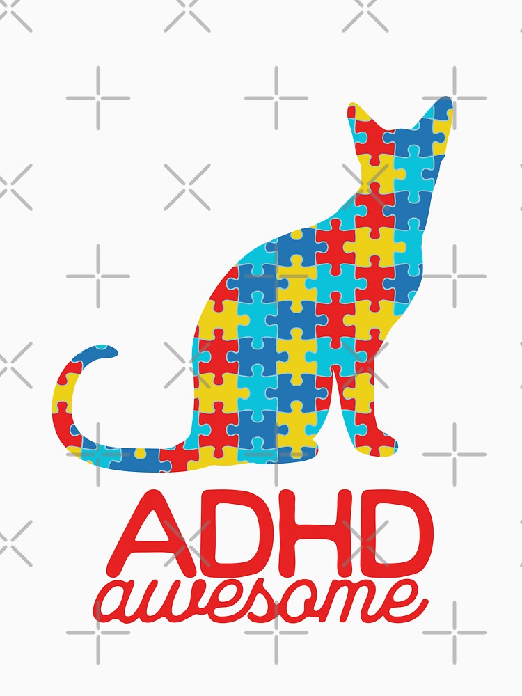 ADHD Awesome by CyberYogi T-Shirts, Hoodie, Sweatshirt | BlankRebels.com (Image 3)