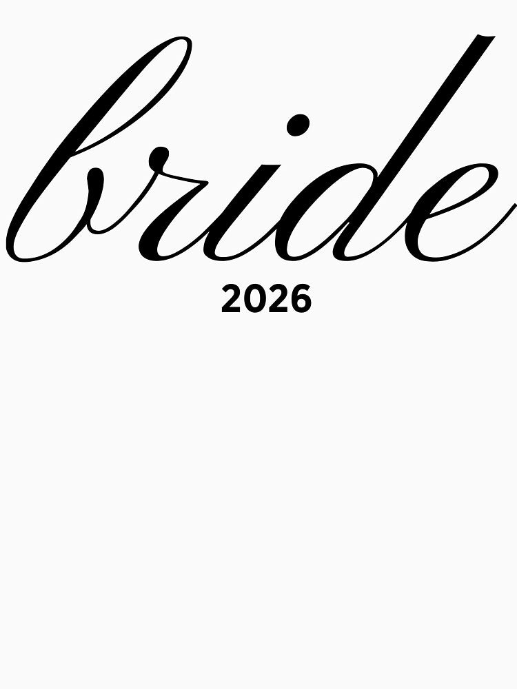 Bride Est 2026 Married Wedding Bridal Bachelorette Wedding by pansak