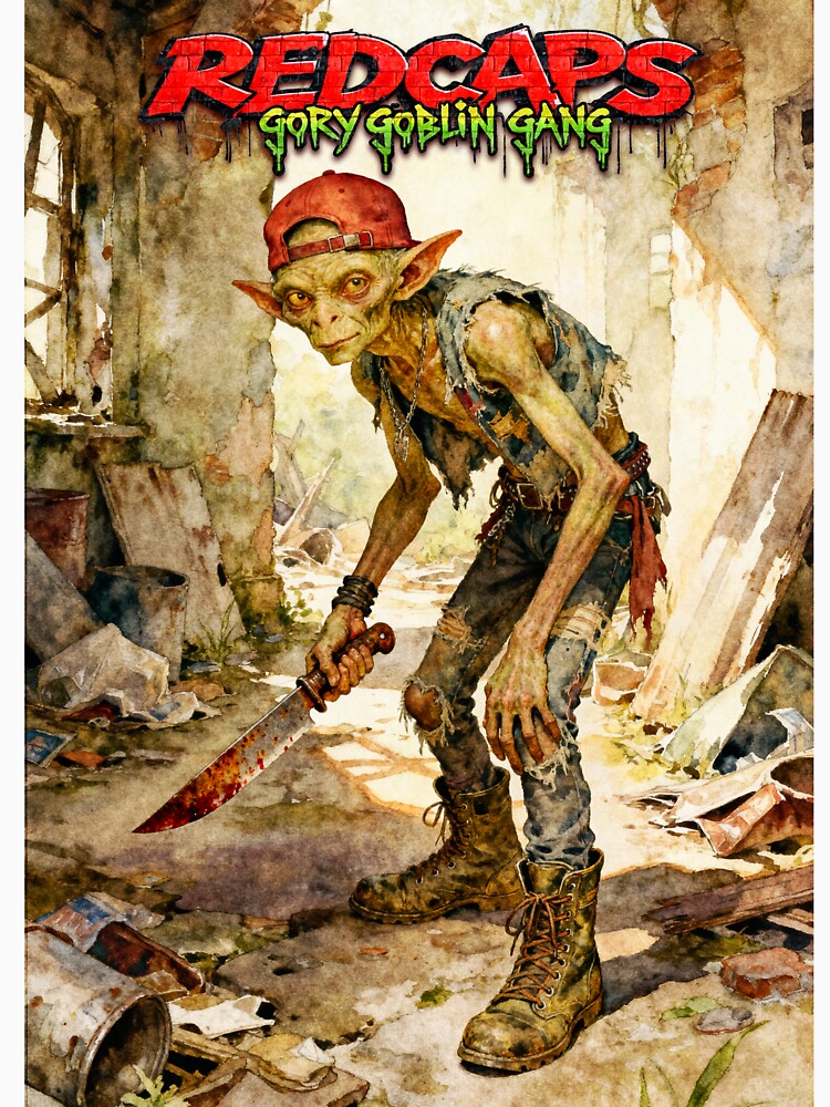 Redcap Goblin Knife Ruins T-Shirts, Hoodie, Sweatshirt
