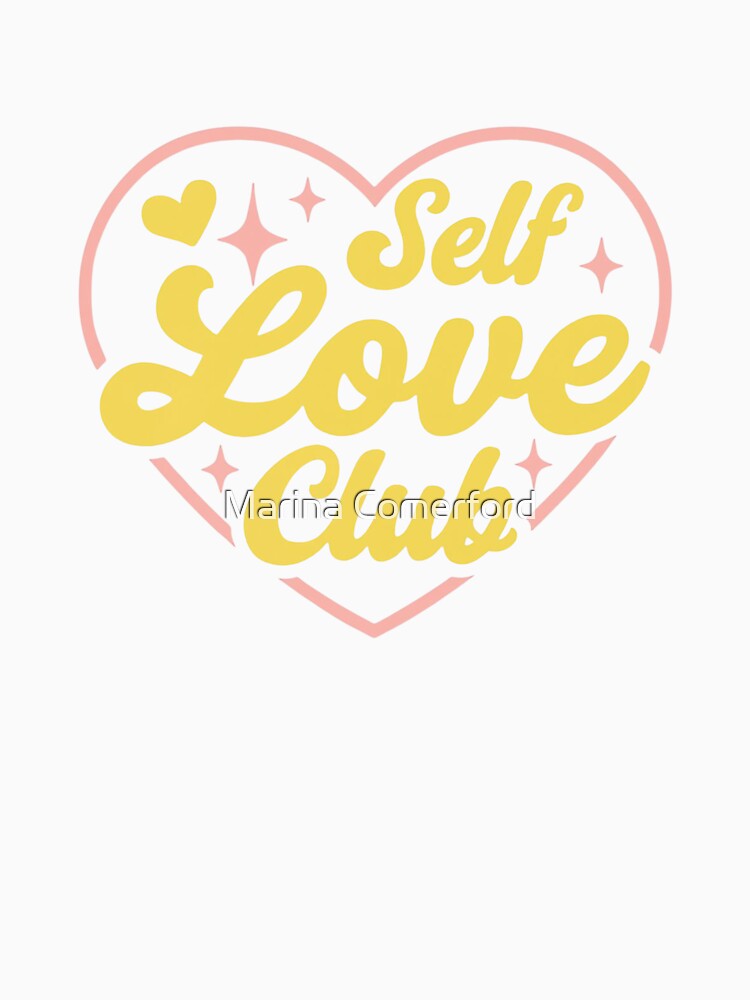Self Love Club Heart – Soft Feminine Aesthetic by Marina Comerford T-Shirts, Hoodie, Sweatshirt | BlankRebels.com (Image 3)