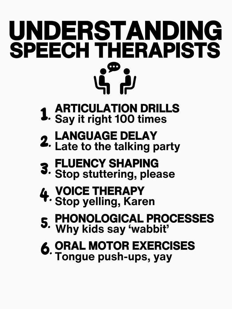 Speech Therapists Unmasked: Talking Made Hilarious by MDi Studio T-Shirts, Hoodie, Sweatshirt | BlankRebels.com (Image 2)