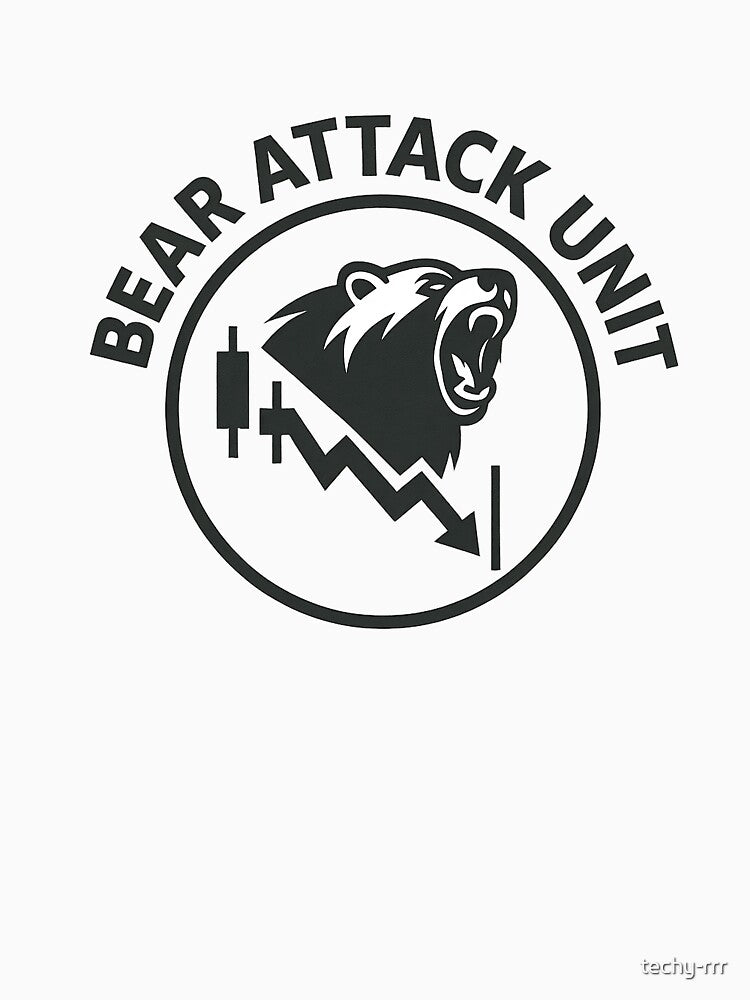 Bear Attack Unit – Downtrend Tactical Emblem by techy-rrr T-Shirts, Hoodie, Sweatshirt | BlankRebels.com (Image 3)