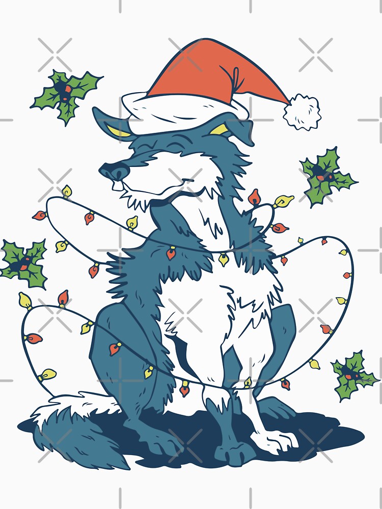 Siberian husky dog in christmas - siberian husky dog by Palteeshop T-Shirts, Hoodie, Sweatshirt | BlankRebels.com (Image 3)