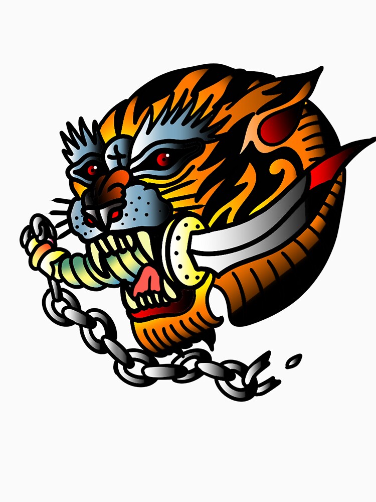 Tiger and dagger by Sailingwilly T-Shirts, Hoodie, Sweatshirt | BlankRebels.com (Image 3)