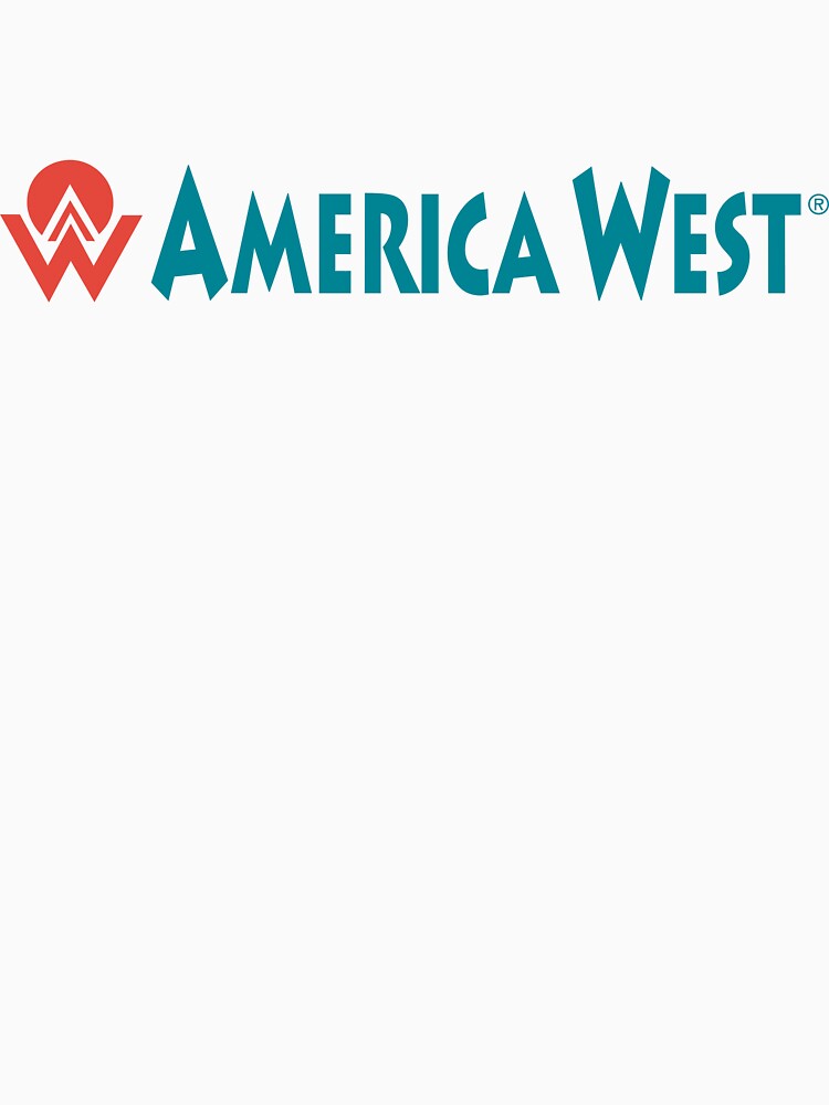 America West Airlines Vintage Logo by vbrownUSA T-Shirts, Hoodie, Sweatshirt | BlankRebels.com (Image 3)