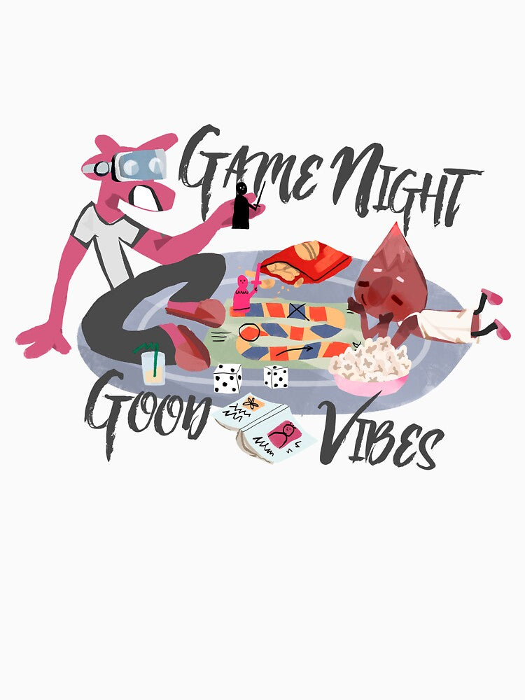 Game Night Good Vibes by SLPrintFactory T-Shirts, Hoodie, Sweatshirt | BlankRebels.com (Image 3)