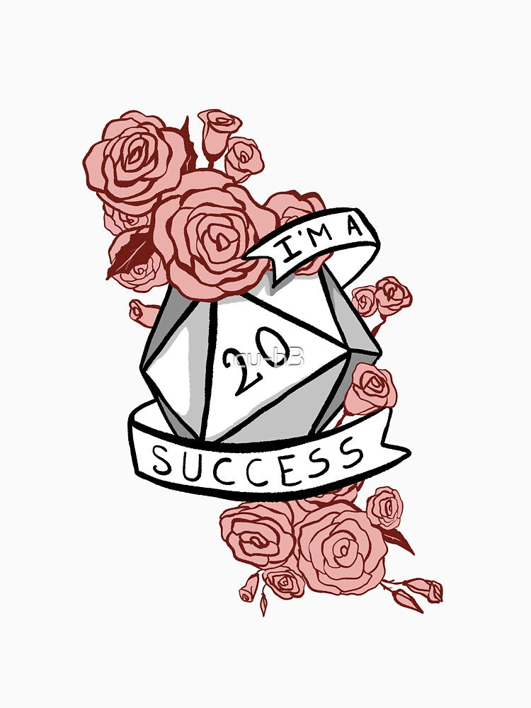 I'm a success critical hit (superlarge) by cu-b3 T-Shirts, Hoodie, Sweatshirt | BlankRebels.com (Image 3)