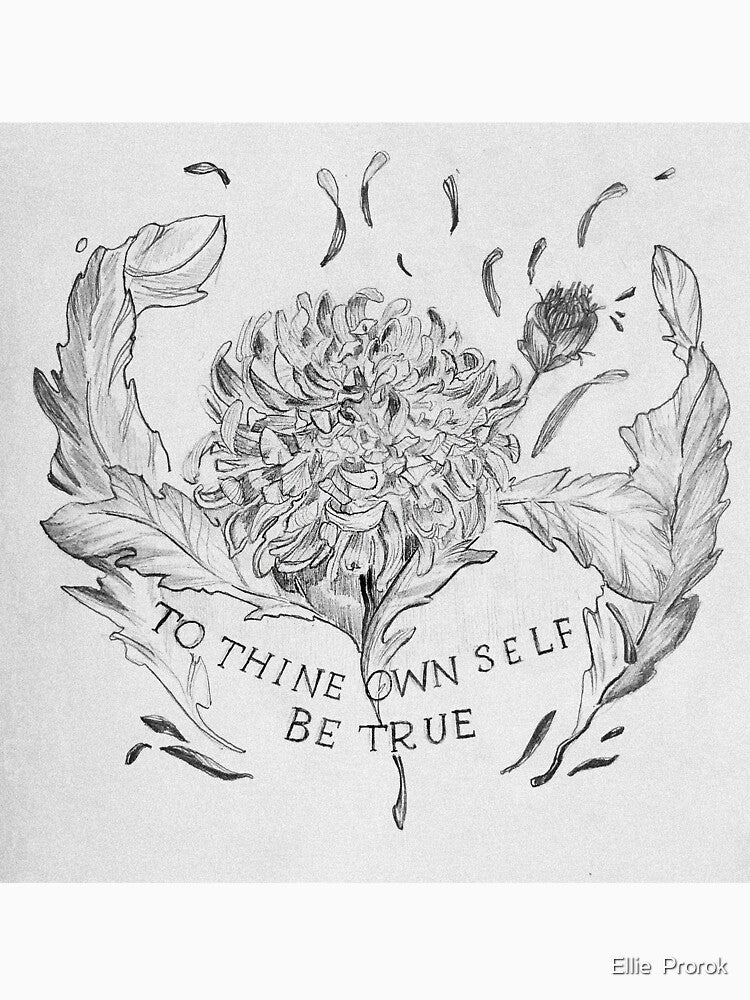 To Thine own self be true by Ellie  Prorok T-Shirts, Hoodie, Sweatshirt | BlankRebels.com (Image 3)