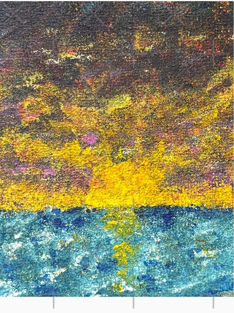 Painted Sunset Over Blue Ocean by elisewied T-Shirts, Hoodie, Sweatshirt | BlankRebels.com (Image 3)