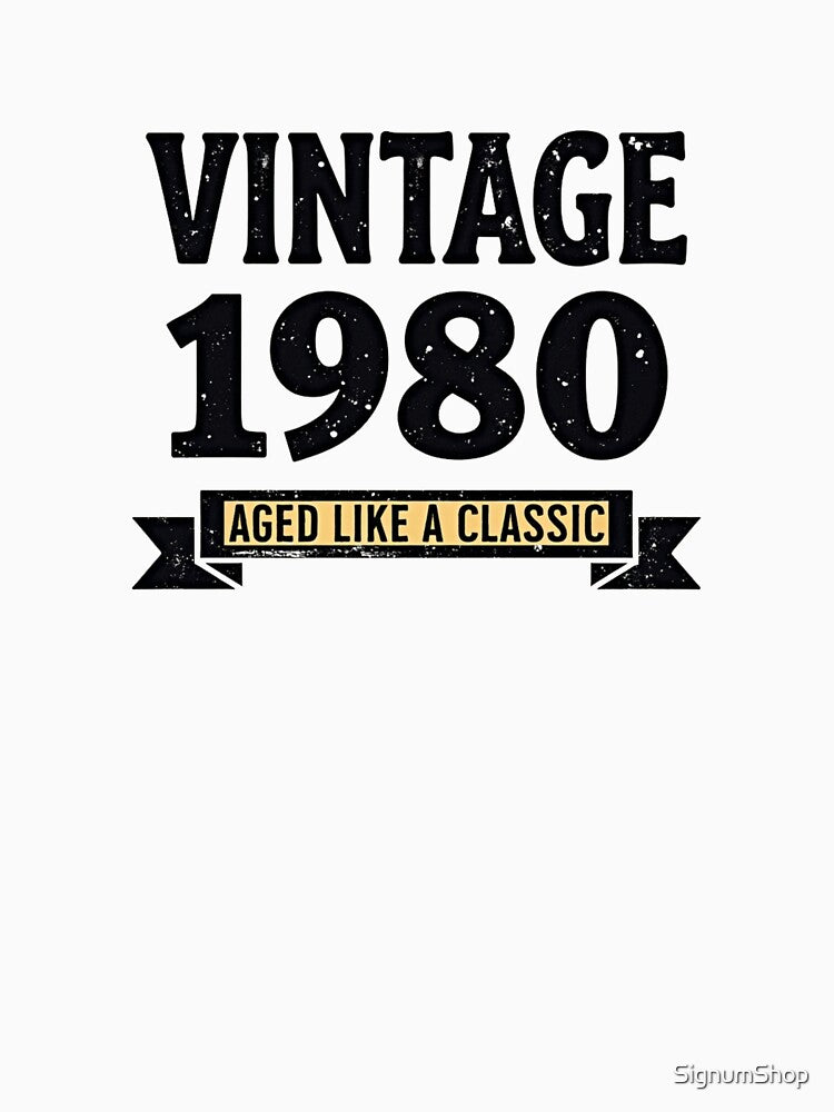 Vintage 1980: Aged Like a Classic by SignumShop T-Shirts, Hoodie, Sweatshirt | BlankRebels.com (Image 3)