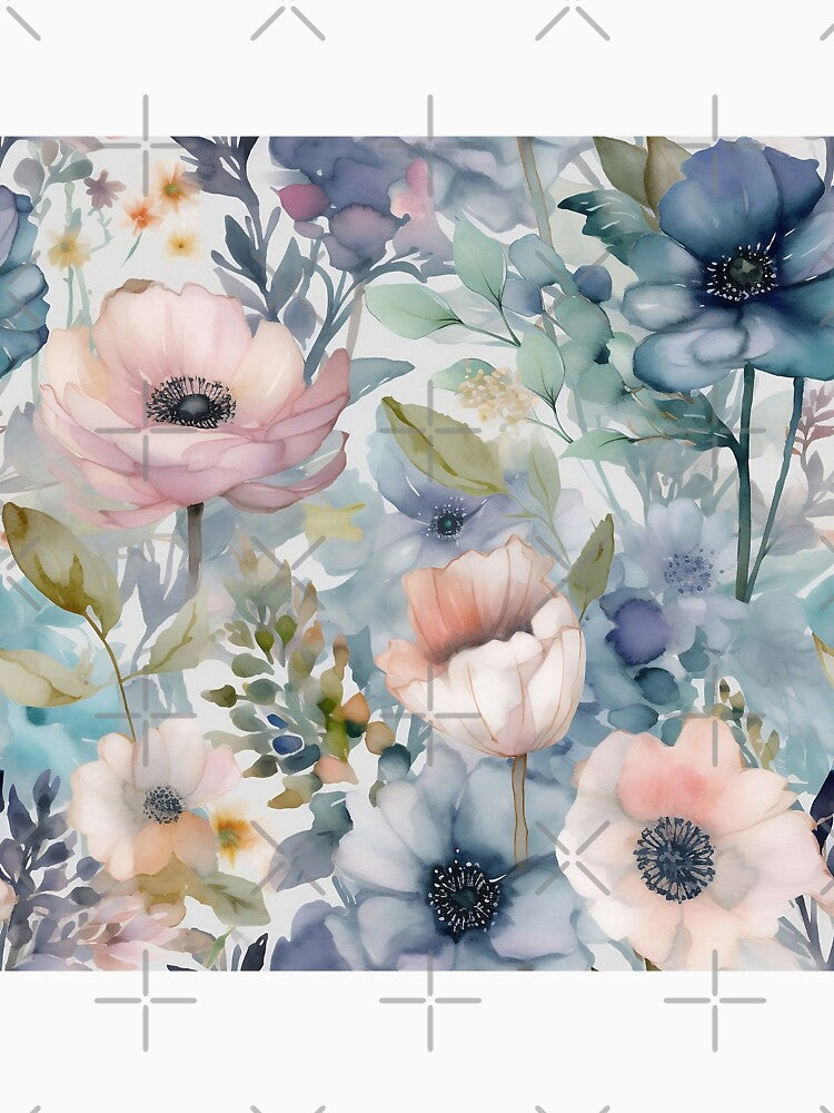 Springtime Floral Blooms 6 : Watercolor Floral Seamless Pattern for DIY Crafts and Home Decor by Shadi Rosenow... (Image 3)