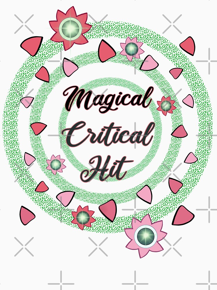 Magical Critical Hit - Signature Move Text Art by vystudio T-Shirts, Hoodie, Sweatshirt | BlankRebels.com (Image 3)