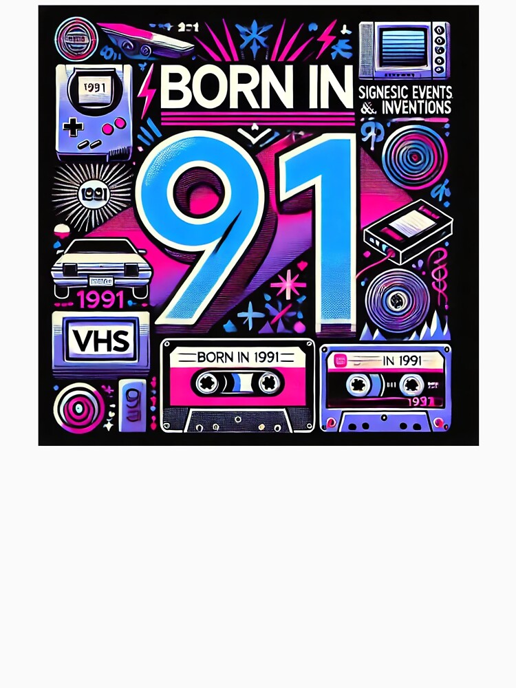Born in 1991 by LimpioEstilo T-Shirts, Hoodie, Sweatshirt | BlankRebels.com (Image 3)