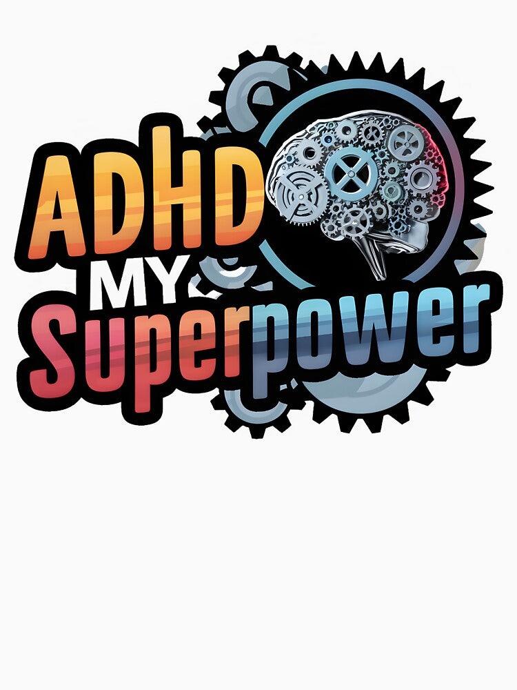 ADHD: Unleashing My Superpower by MillennialVibe T-Shirts, Hoodie, Sweatshirt | BlankRebels.com (Image 3)