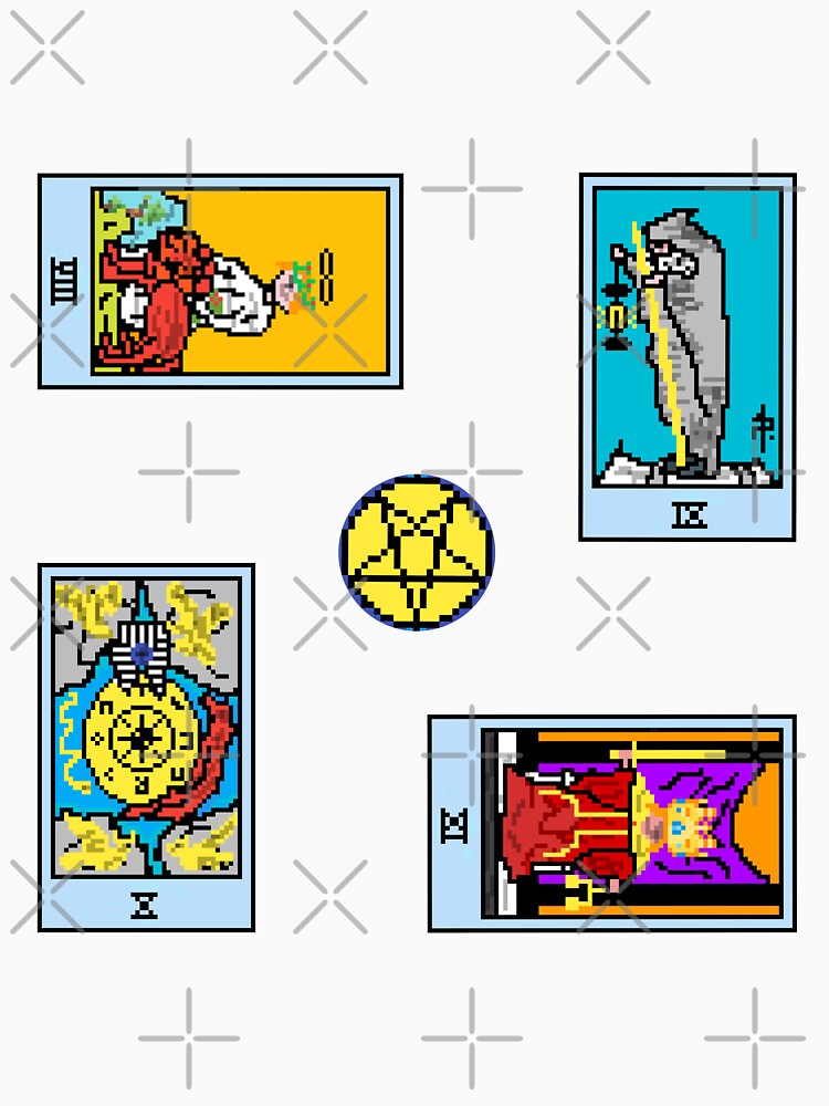 Pixel Waite Tarot - 70th Sticker Pack and Magnets by Pixel Waite T-Shirts, Hoodie, Sweatshirt | BlankRebels.com (Image 3)