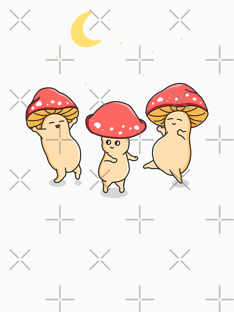 Dancing Mushrooms by Kimprut T-Shirts, Hoodie, Sweatshirt | BlankRebels.com (Image 3)