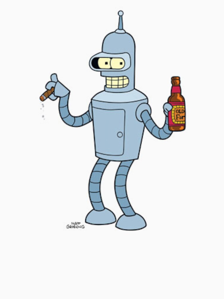 Futurama Bender by voidmatrix T-Shirts, Hoodie, Sweatshirt | BlankRebels.com (Image 3)