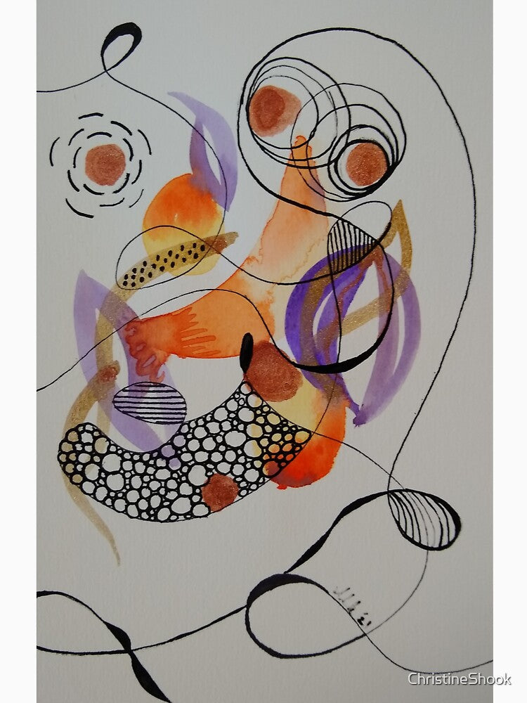 Watercolor Doodle by ChristineShook T-Shirts, Hoodie, Sweatshirt | BlankRebels.com (Image 3)