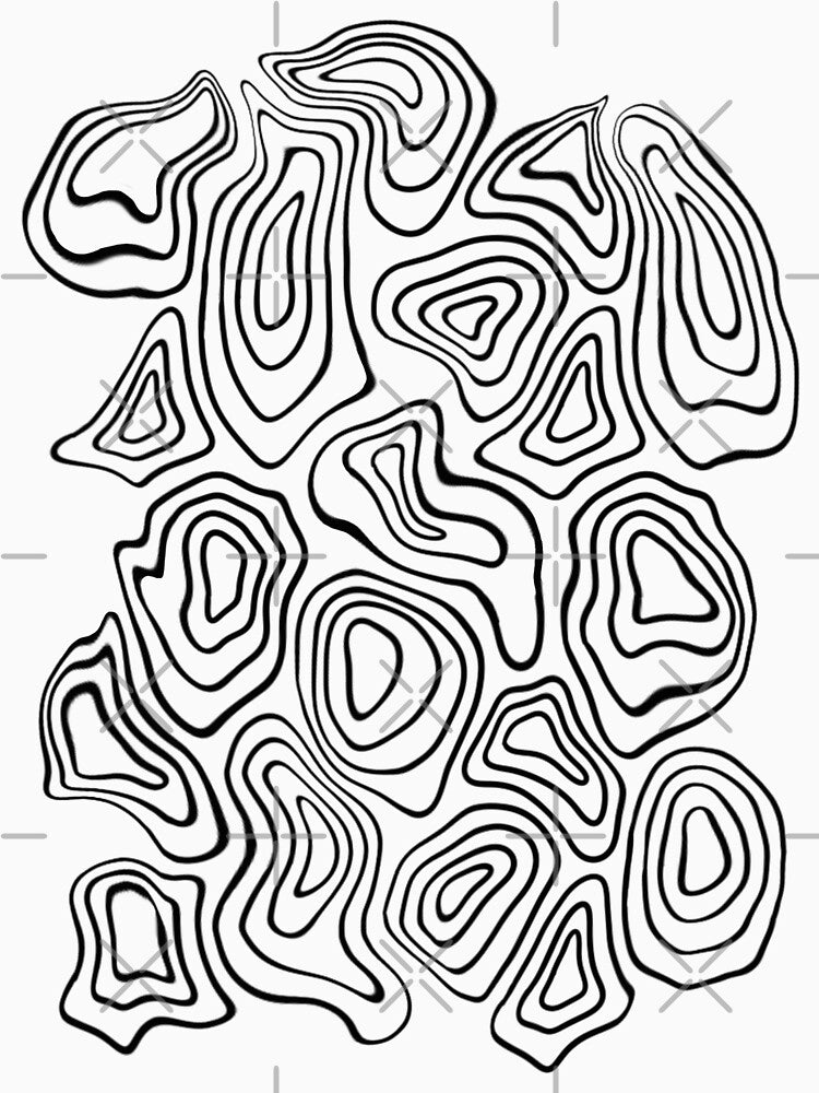 Black and White Minimalist Geode Drawing by velvetearth T-Shirts, Hoodie, Sweatshirt | BlankRebels.com (Image 3)