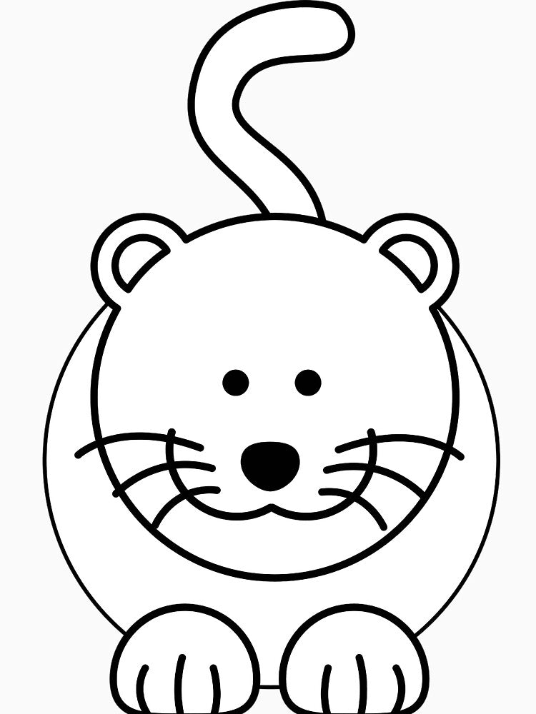 Funny Cat Face Expression – Cute Silly Cat Illustration by didian03