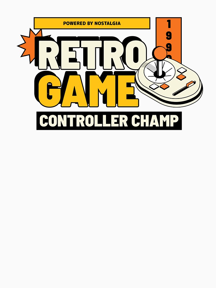 Retro Game Controller Champ Funny Vintage Old School Gaming Gamer T-Shirts, Hoodie, Sweatshirt