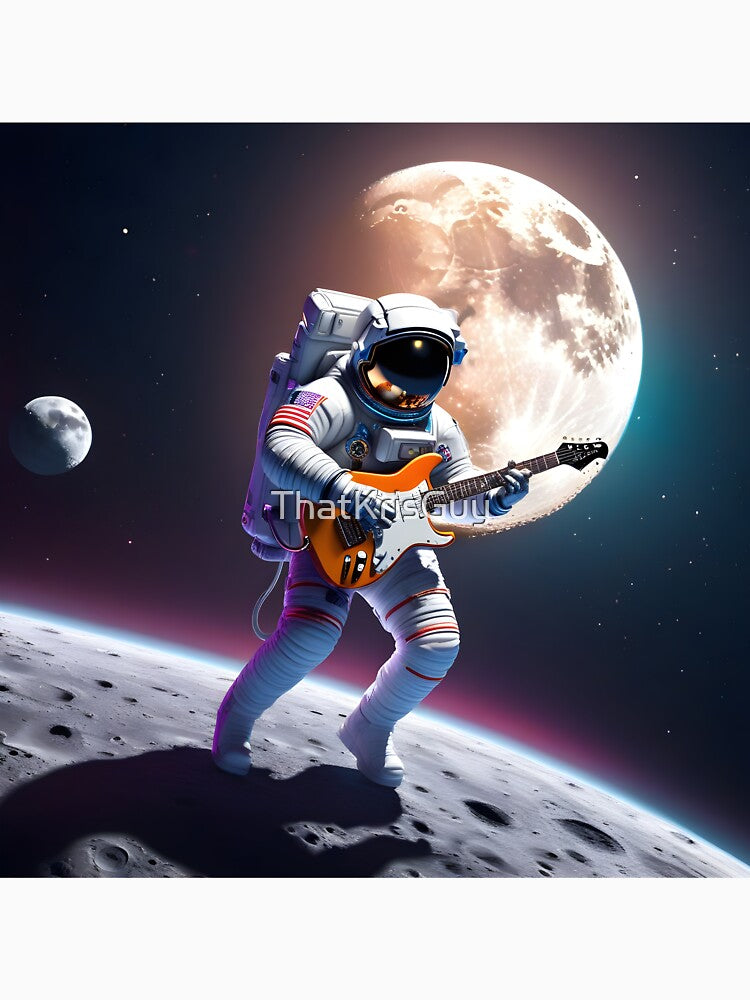 Space Rock - Astronaut Jam Sesh by ThatKrisGuy T-Shirts, Hoodie, Sweatshirt | BlankRebels.com (Image 3)