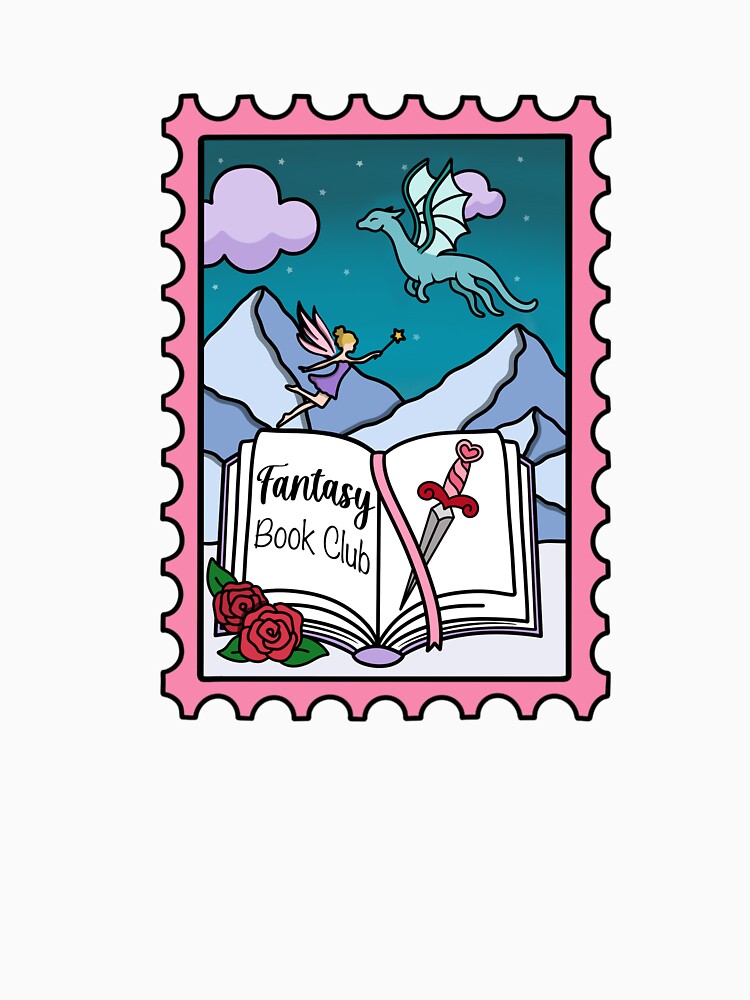 Fantasy Bookclub Stamp by Stick-erTwist