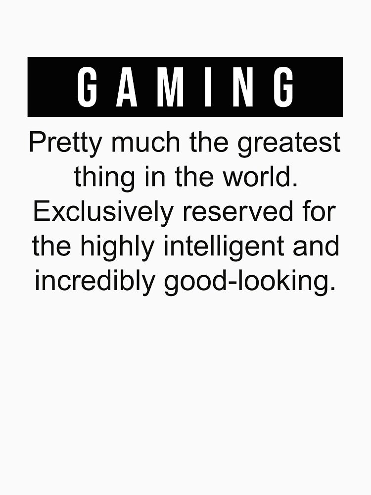 Gaming Definition T-Shirts, Hoodie, Sweatshirt