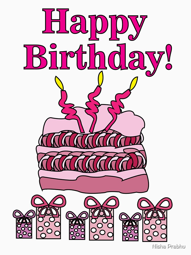 Birthday Happy Birthday Party Birthday by Nisha Prabhu T-Shirts, Hoodie, Sweatshirt | BlankRebels.com (Image 3)