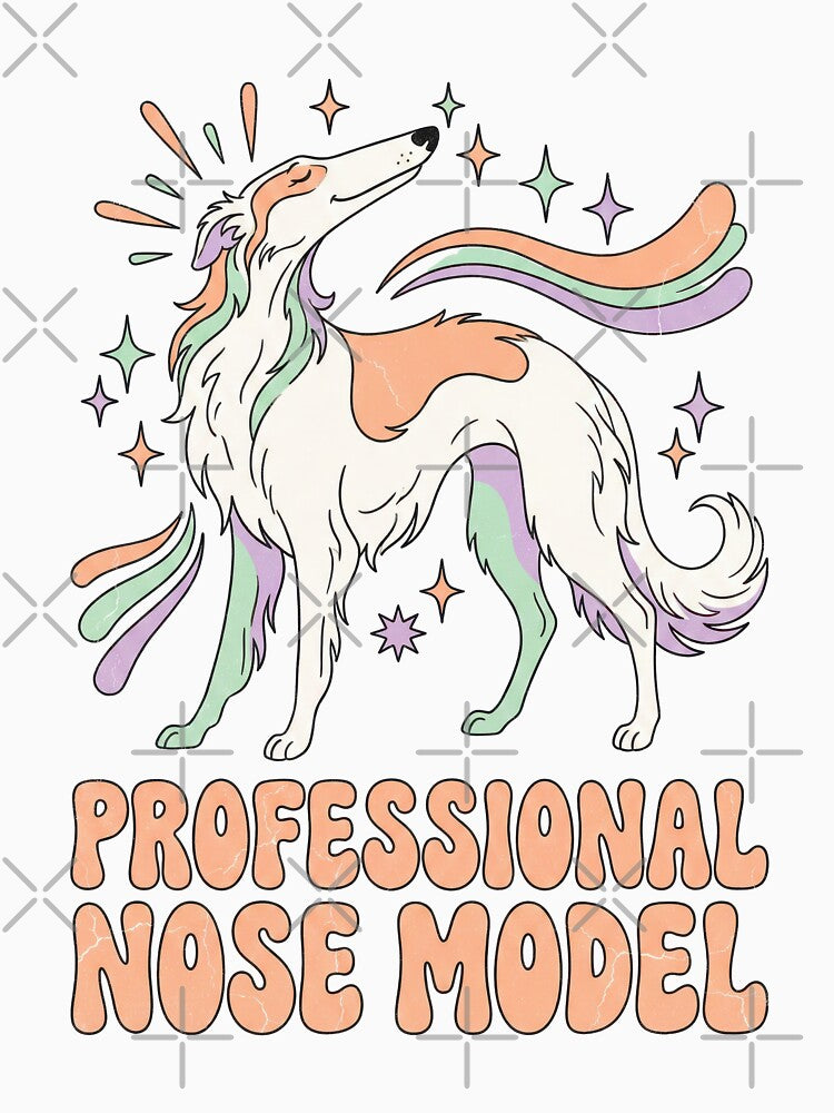 Elegant Borzoi Professional Nose Model by Flying Doggo T-Shirts, Hoodie, Sweatshirt | BlankRebels.com (Image 3)