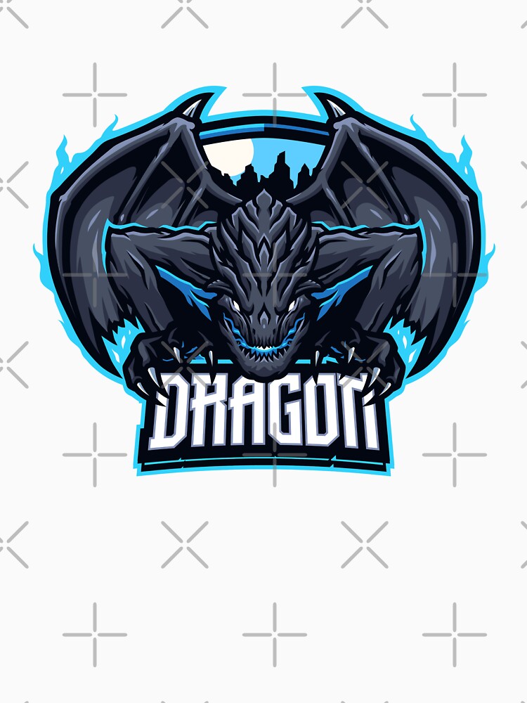 Black Blue Dragon by AnimalLover4eva T-Shirts, Hoodie, Sweatshirt | BlankRebels.com (Image 3)
