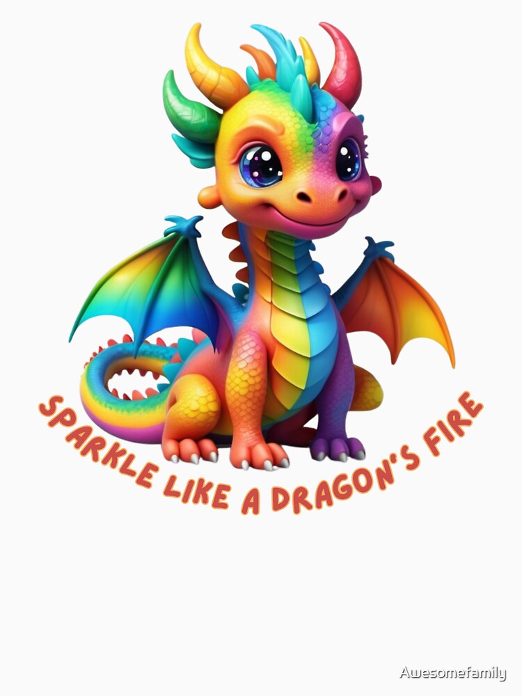 Sparkle like a Dragons Fire by Awesomefamily T-Shirts, Hoodie, Sweatshirt | BlankRebels.com (Image 3)