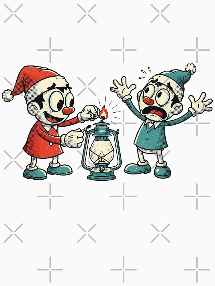 Light The Lamp Retro Holiday Scene by Pollock T-Shirts, Hoodie, Sweatshirt | BlankRebels.com (Image 3)