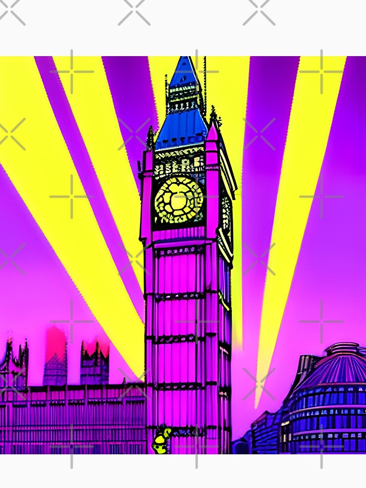 London Big Ben clock in retro style by imagenia T-Shirts, Hoodie, Sweatshirt | BlankRebels.com (Image 3)