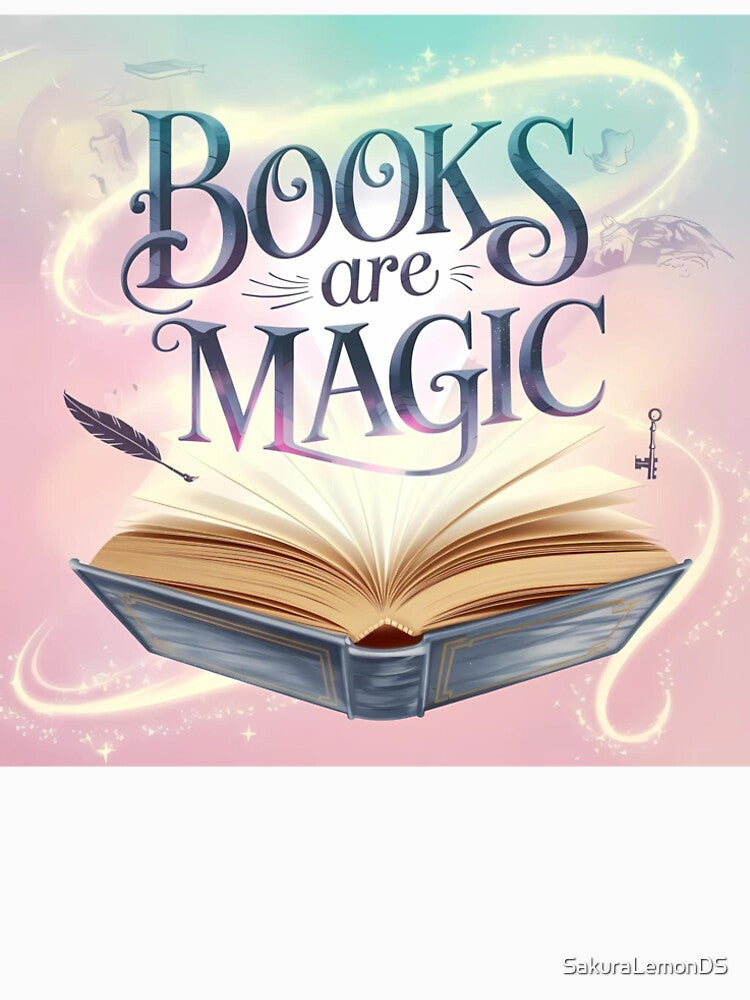 Books are magic by SakuraLemonDS T-Shirts, Hoodie, Sweatshirt | BlankRebels.com (Image 2)