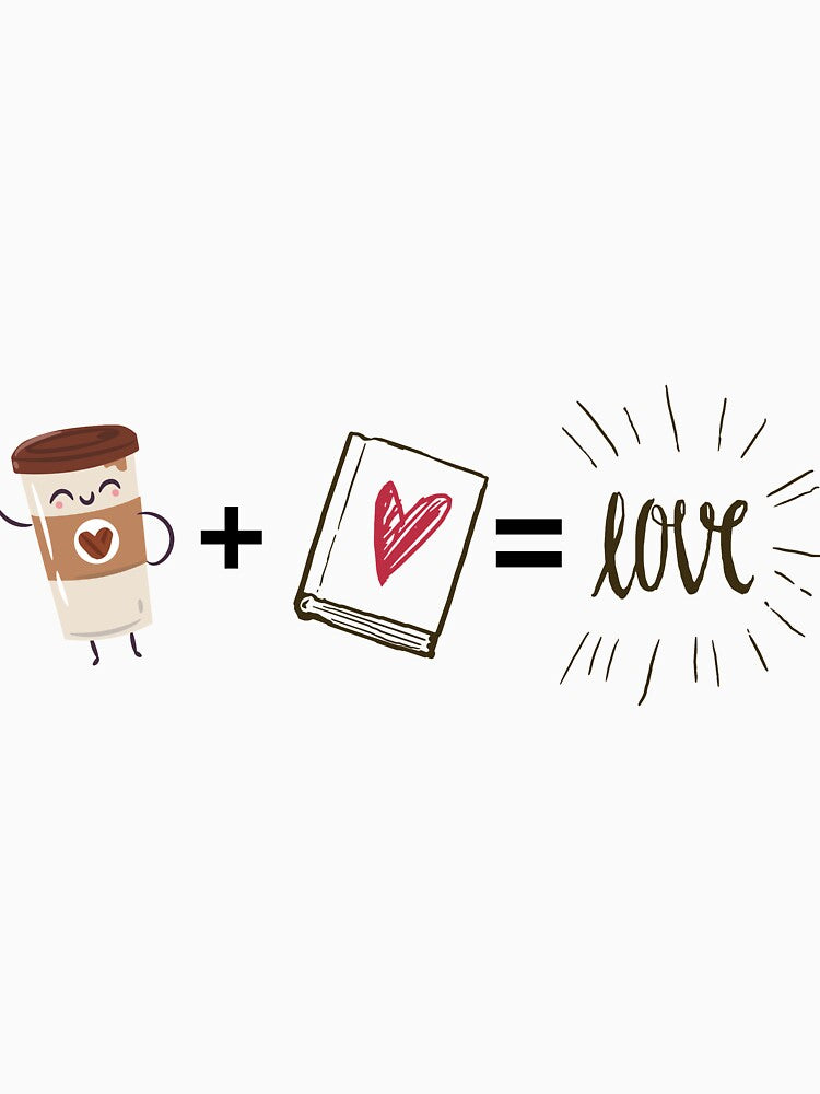 Coffee and books by nadiammk T-Shirts, Hoodie, Sweatshirt | BlankRebels.com (Image 3)