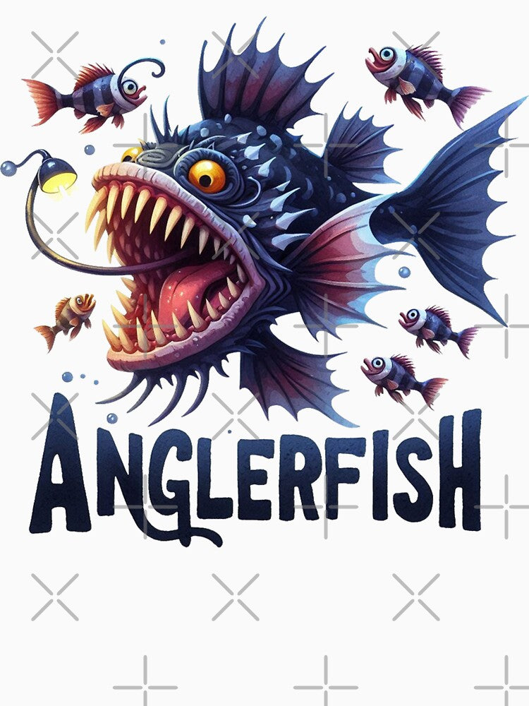 Ocean Creatures, Anglerfish Ocean Creatures by clintang T-Shirts, Hoodie, Sweatshirt | BlankRebels.com (Image 3)