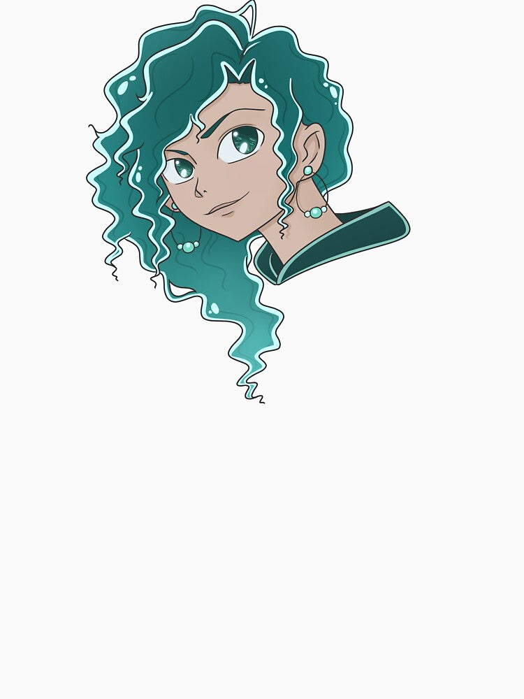 Wavy-Haired Manga Girl by kabocha-chan T-Shirts, Hoodie, Sweatshirt | BlankRebels.com (Image 3)