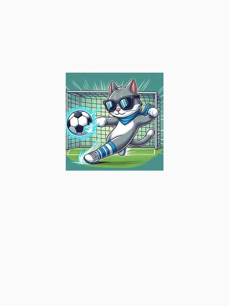 cool cat playing soccer by boomfire153