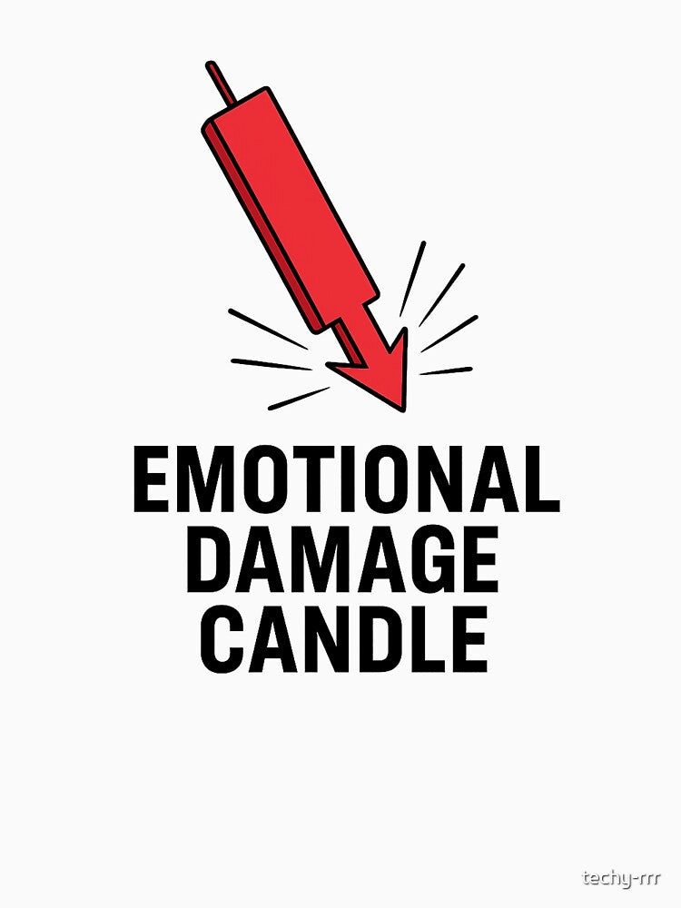 Emotional Damage Candle – Oversized Trader Pain Graphic by techy-rrr T-Shirts, Hoodie, Sweatshirt | BlankRebels.com (Image 3)