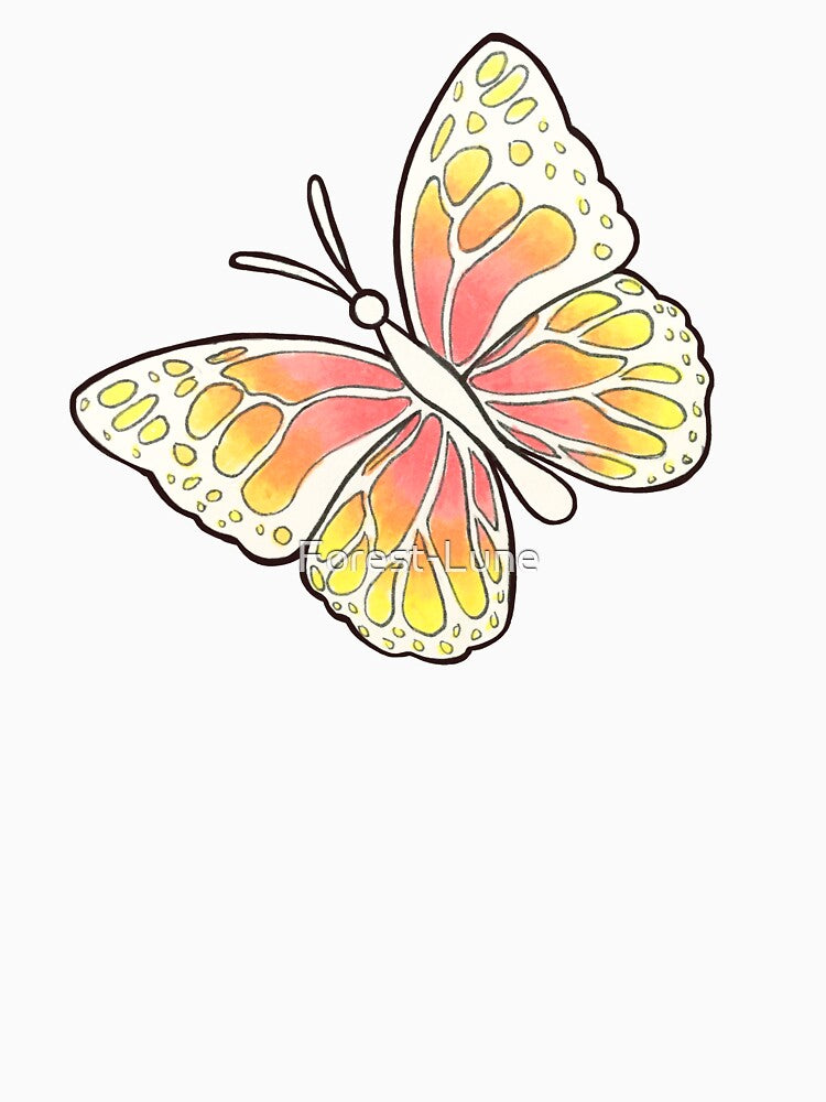 sunset butterfly by Forest-Lune T-Shirts, Hoodie, Sweatshirt | BlankRebels.com (Image 3)