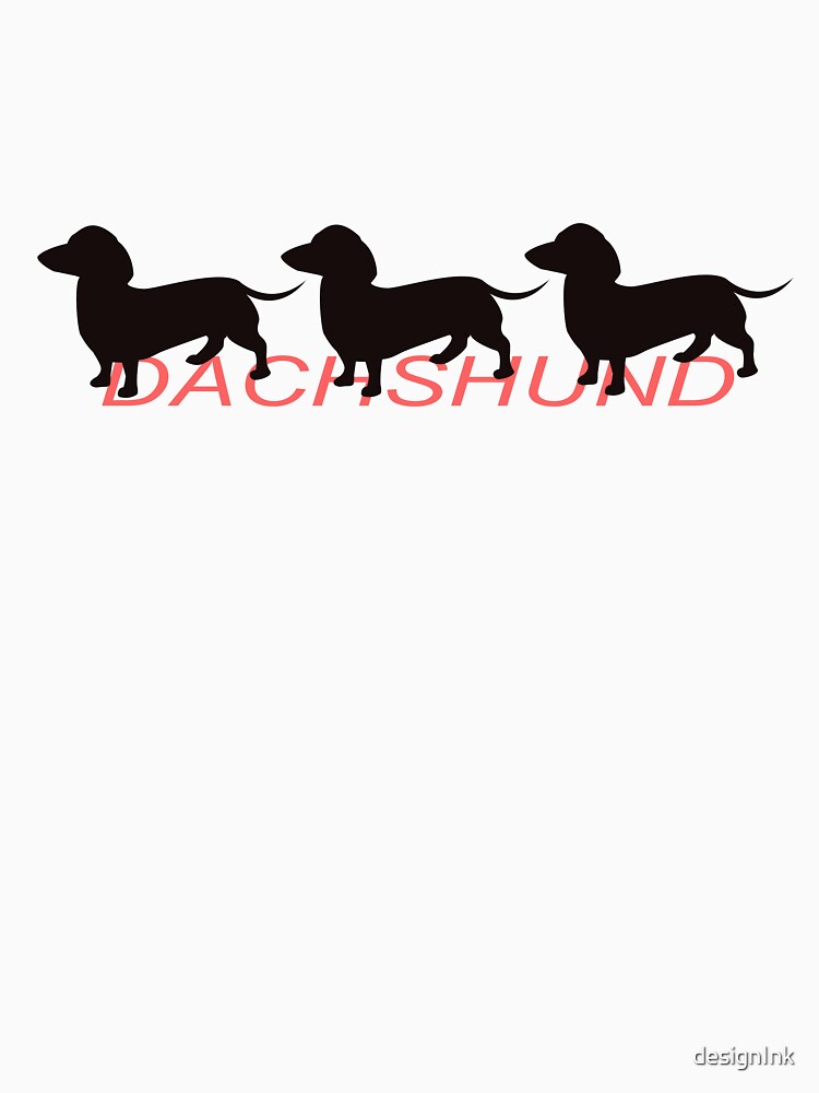 3 black dachshunds standing in a row by designInk T-Shirts, Hoodie, Sweatshirt | BlankRebels.com (Image 3)