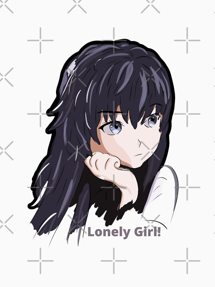Manga Girl So Sad Anime Sad Girl Design. by Abstractdiva T-Shirts, Hoodie, Sweatshirt | BlankRebels.com (Image 3)