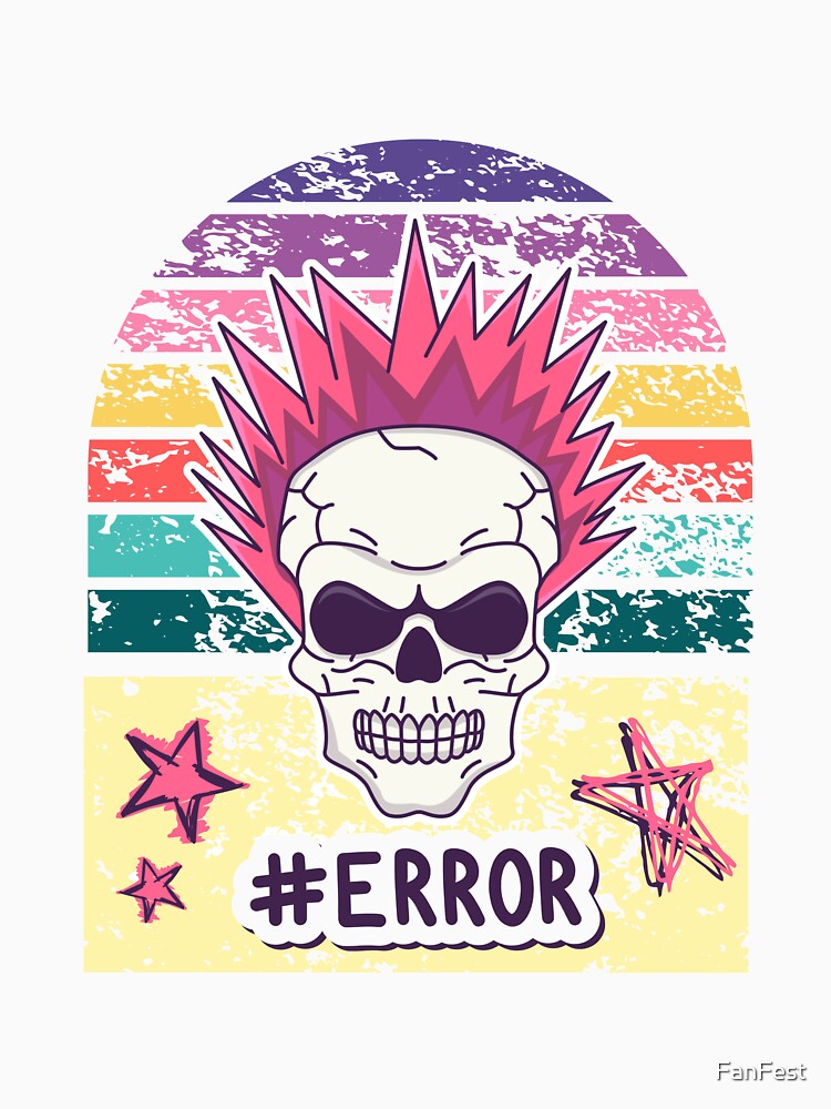 Hashtag Error Star Skull by FanFest