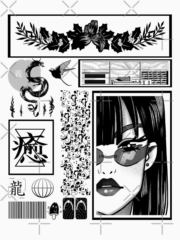 Japanese streetwear collection Vaporwave Aesthetic Japan Classic by vibeno1 T-Shirts, Hoodie, Sweatshirt (Image 3)