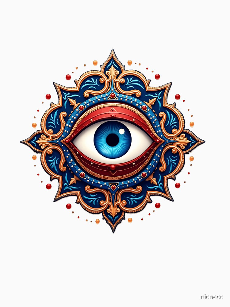 spiritual art, evil eye energy protection by nicnacc T-Shirts, Hoodie, Sweatshirt | BlankRebels.com (Image 3)