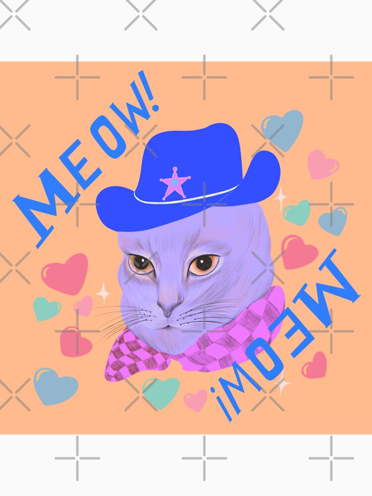 Vintage Cat Cowboy by Thalia Roman T-Shirts, Hoodie, Sweatshirt | BlankRebels.com (Image 2)