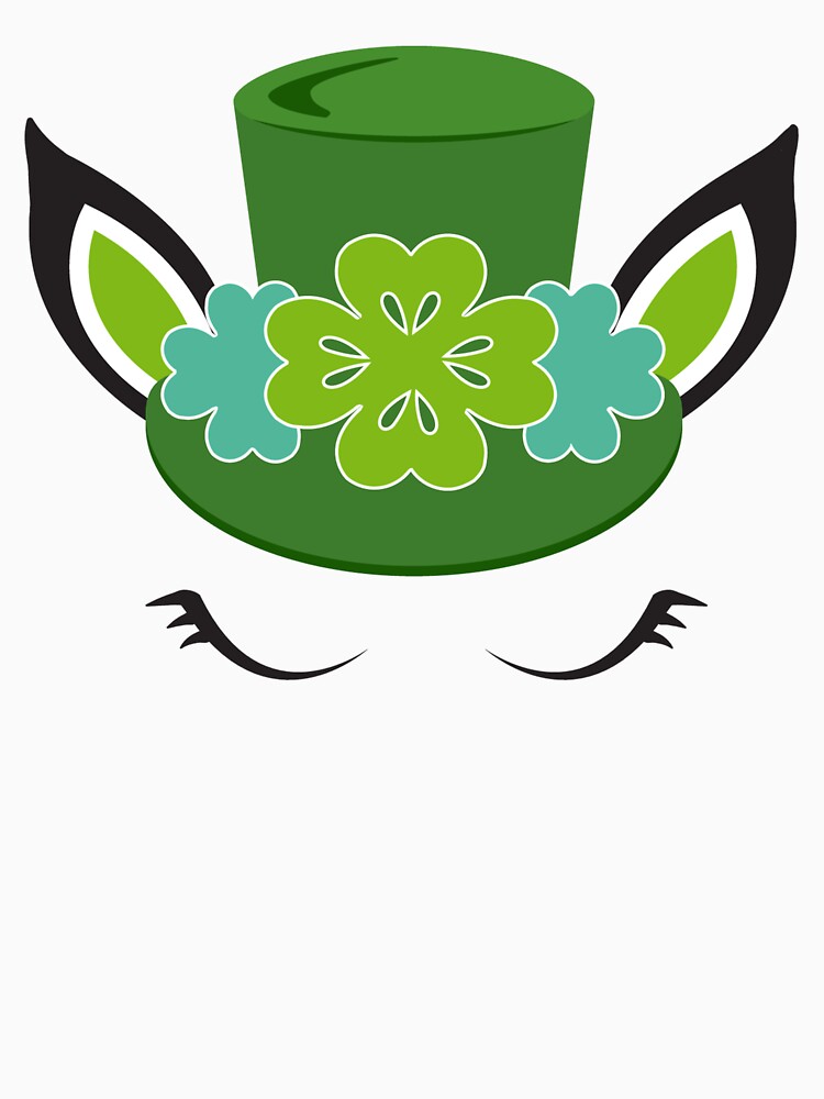Unicorn Face St Patrick's Day by mellinnshirts T-Shirts, Hoodie, Sweatshirt | BlankRebels.com (Image 3)