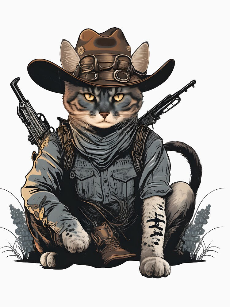 Cowboy cat by CustomPrintHub T-Shirts, Hoodie, Sweatshirt | BlankRebels.com (Image 3)